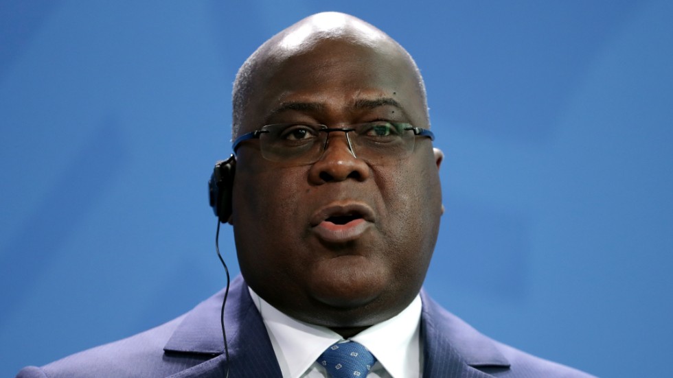 Kongo-Kinshasa president Felix Tshisekedi. Arkivbild.