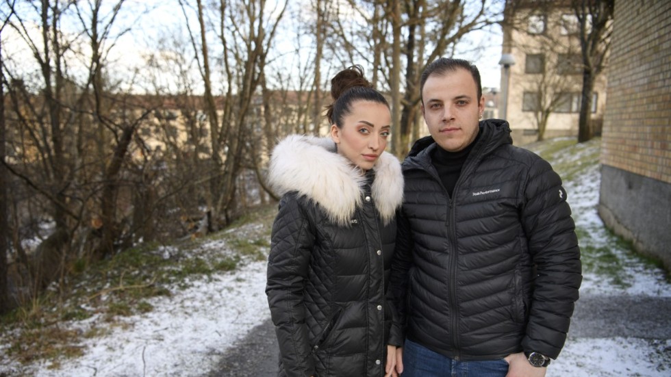 Bisher Hanineh och hans fru Reham Shikho har båda blivit av med jobbet under coronakrisen.