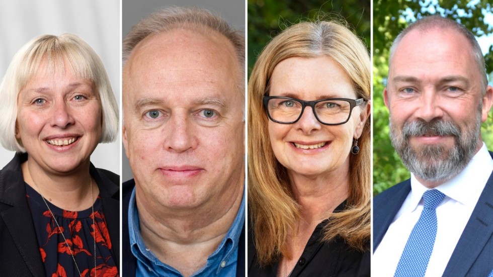 Eva Olin, Mikael Köhler, Annika Eklund och Tobias Arvidsson är nya direktörer för Region Uppsala.