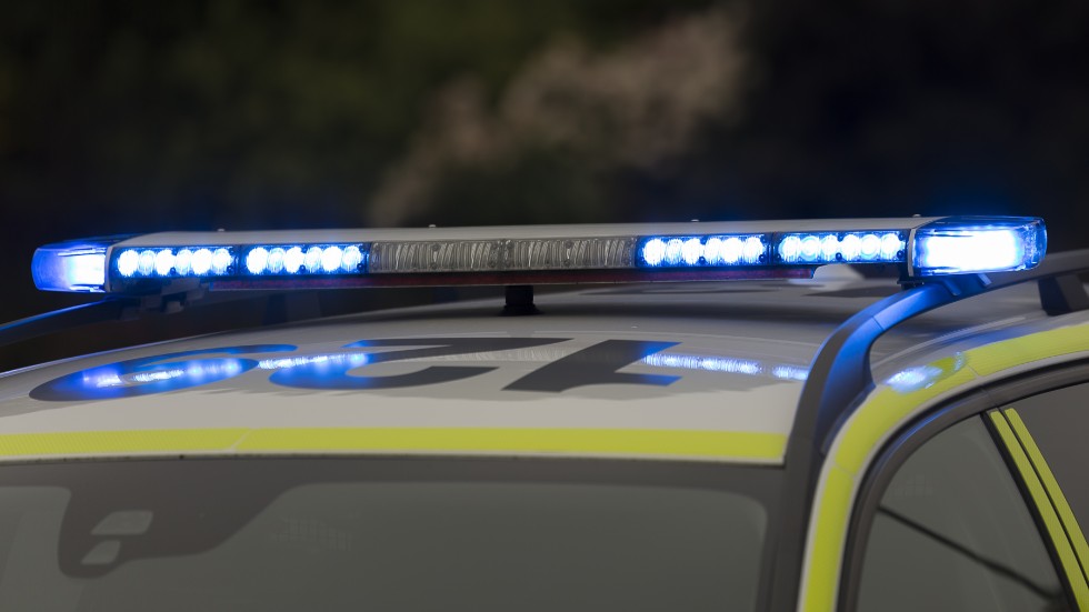 Polisen kallades till brottsplatsen i fredags eftermiddag.