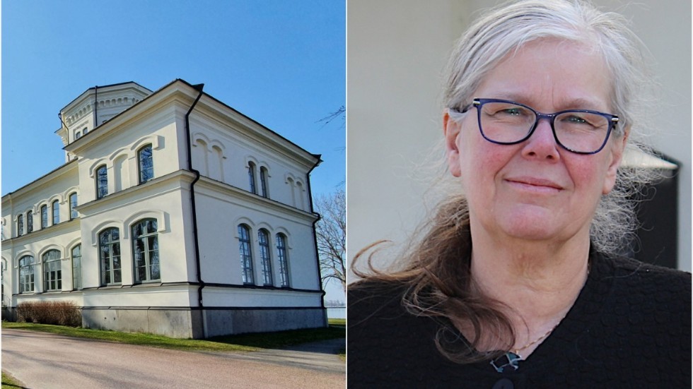 Karin Nyström, rektor på Vadstena folkhögskola, vill kunna visa upp skolan och kurserna trots att man inte kan ha en vanligt öppet hus-dag.