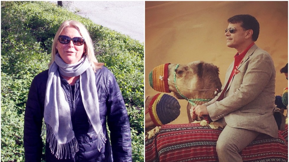 Ann Landerholm har gått hemma i Stränngäs sedan mitten av mars. Efter två månaders ofrivillig semester hoppas hon i dagarna kunna återse maken Henrik Landerholm, ambassadör i Förenade arabemiraten, och dottern Alice.