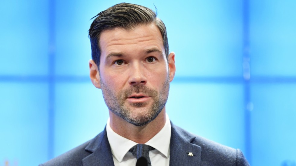 Johan Forssell, rättspolitisk talesperson för Moderaterna. Arkivbild