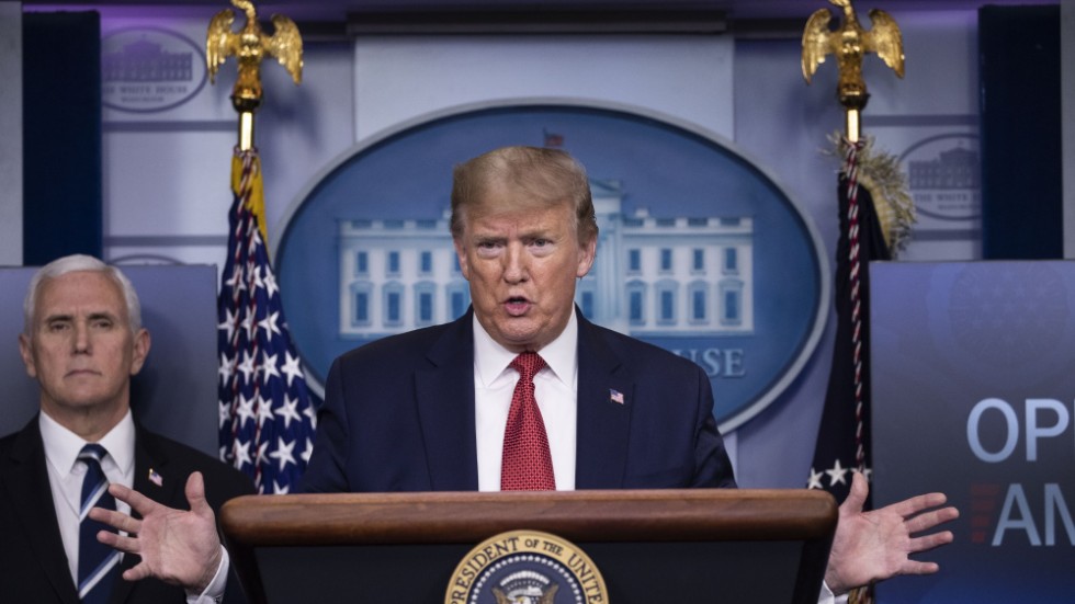 USA slutar stödja WHO ekonomiskt.