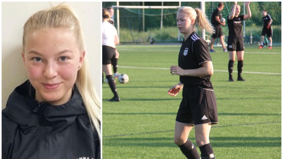 Rebecca Kinnunen spelar sin första säsongen som anfallare. 