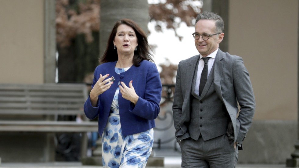 Tysklands utrikesminister Heiko Maas tackade på fredagen den svenska utrikesministern Ann Linde för svenskt stöd i Nordkorea. Bilden är från februari.