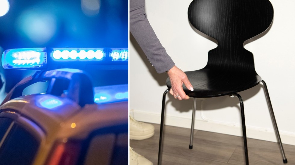 Mannen ska ha blivit slagen med en stol.