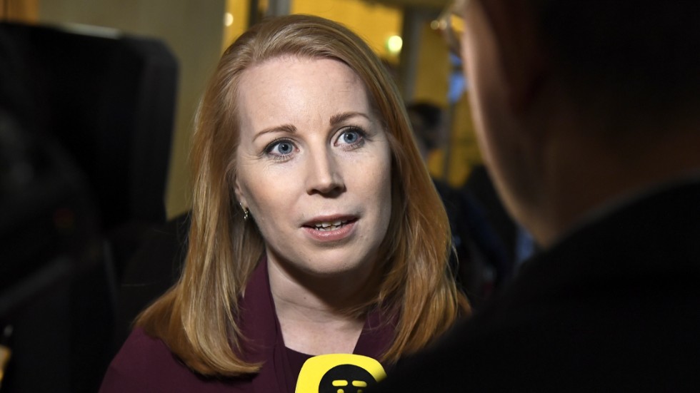Centerns partiledare Annie Lööf (C) anser att Moderaterna har presenterat "genomarbetade analyser". Arkivbild.