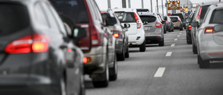 Danskar köar på Öresundsbron