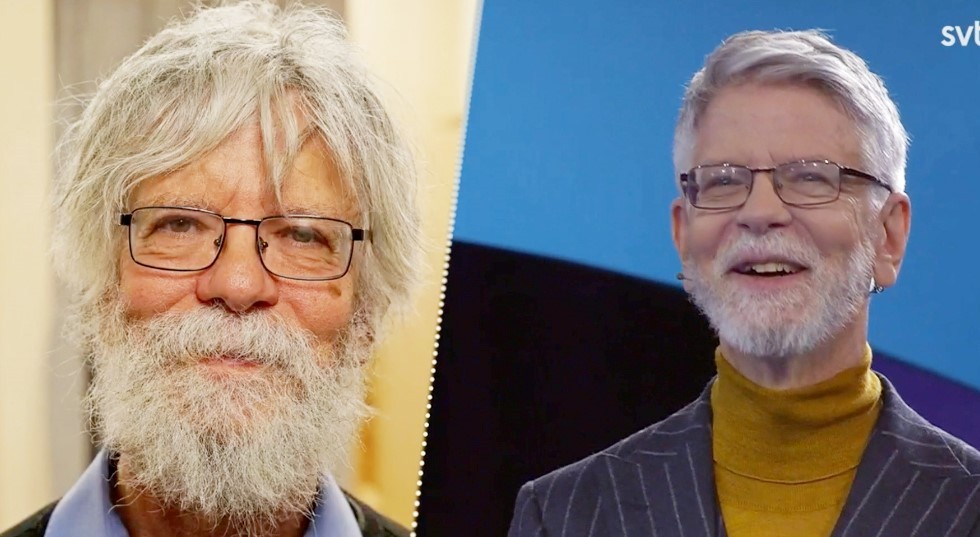Mats Klockljung fick en ny stil i SVT:s Go'kväll. 