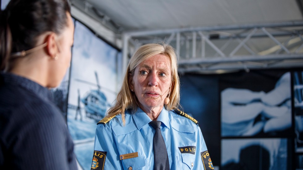 Carin Götblad är chef för Polisens område Mitt.
