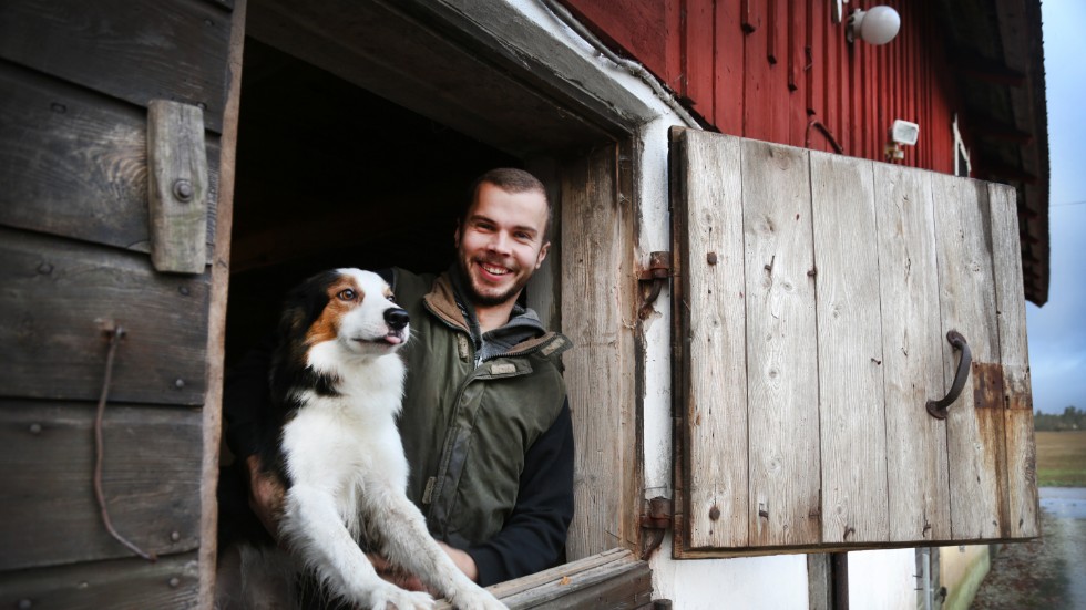 Viktor Larsson hemma i Hogrän.