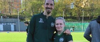 Emilia fick träna med Zlatan: "Spelade i samma lag"