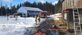 Larm om villabrand i Kågedalen