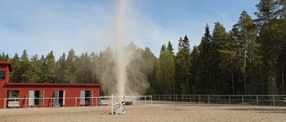 Märkligt naturfenomen över ridklubben