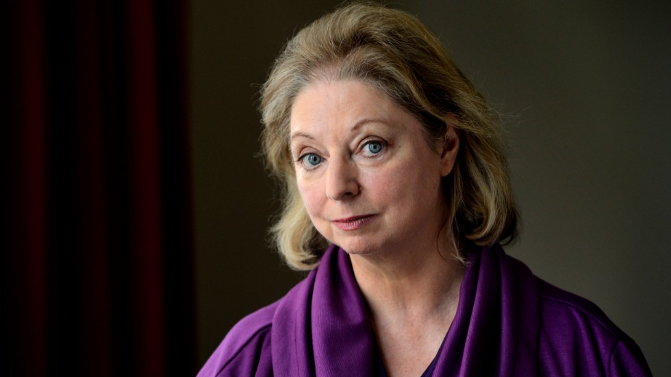 Hilary Mantel 2015 i samband med hennes självbiografi "Skuggan av ett liv" översattes till svenska. 