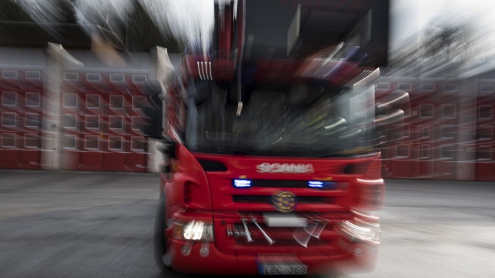 Räddningstjänsten fick rycka ut till en brand i trakten av Björsund i helgen. (Bilden är tagen vid ett annat tillfälle)