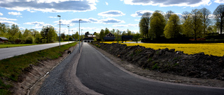 Gång- och cykelvägen klar tidigare än väntat