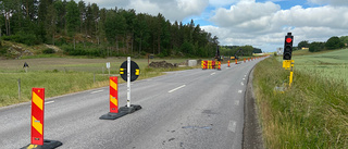 Nu byggs vägen om – trafiken påverkas i ett år framåt