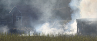 Flishugg fattade eld - storbrand i Björnlunda