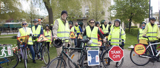 Klimataktion på rull slog ett slag för cykeln