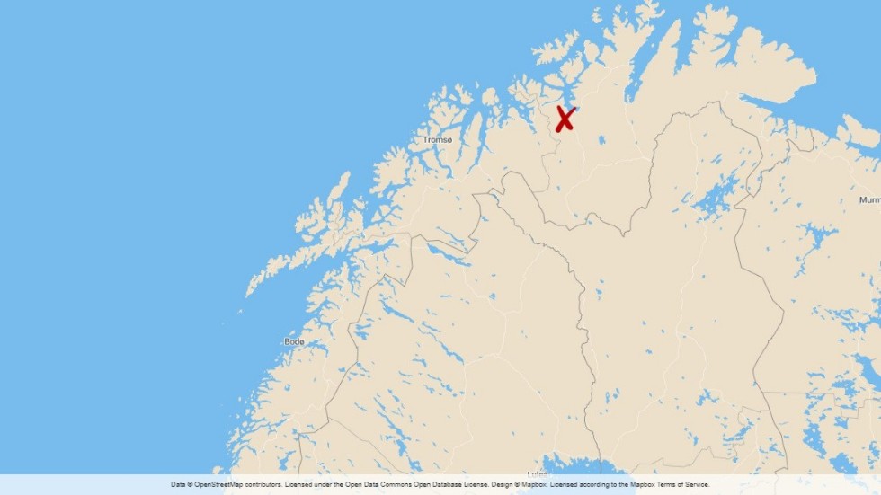 Ett kraftigt jordskred har ägt rum vid Kråkeneset i Alta i Norge.