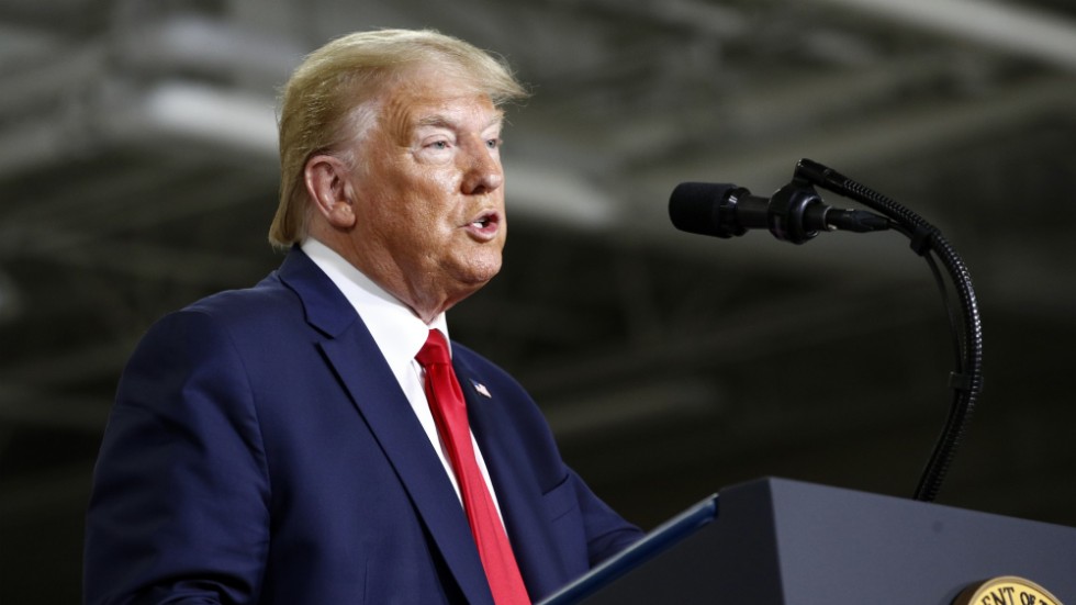 Trump ombeds att inte spela Village Peoples låtar längre. Arkivbild.