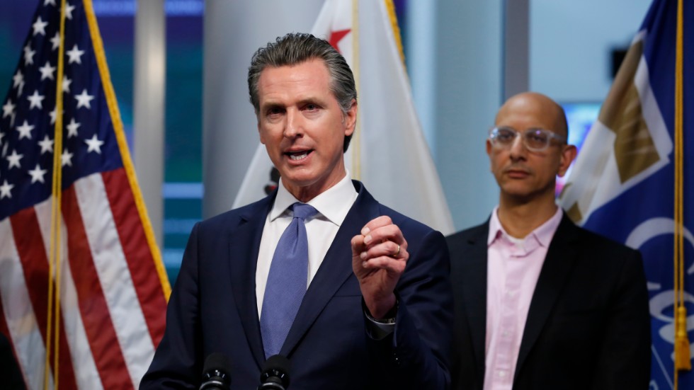 Kaliforniens guvernör Gavin Newsom.