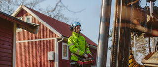 Högtryck efter egenborrat vatten