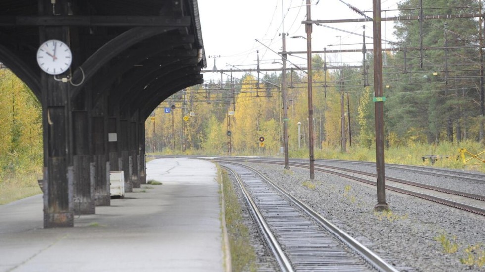 Rail Test Nordics planer på en tågtestbana på tvärbanan mellan Arvidsjaur och Jörn väcker inte odelad förtjusning hos kommunerna som äger inlandsbanan. (Arkivbild)