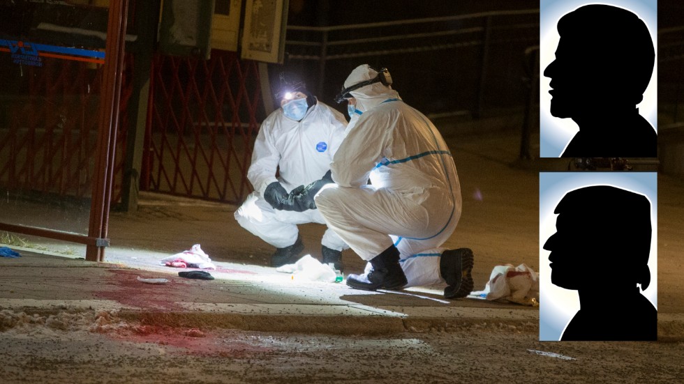 Två misstänkta gärningsmän begärdes på söndagen häktade.