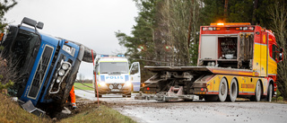 OLYCKA Slambil av vägen i Björke