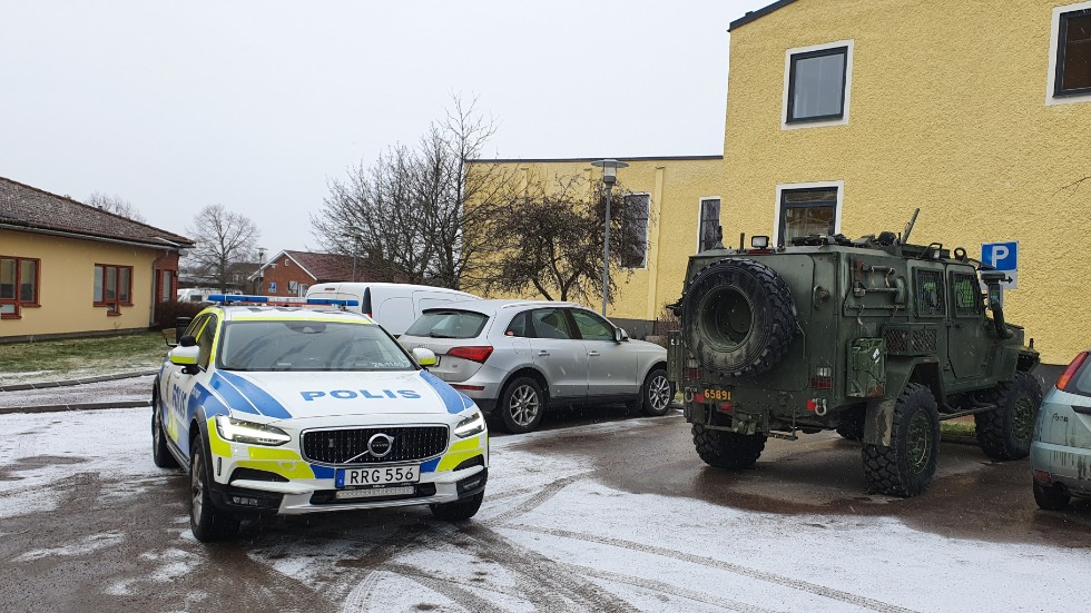 Fordonet hittades i Tillberga utanför Västerås.