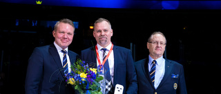 Tomas Holmström hyllad i Globen