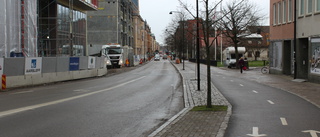 Central gata stängs av för biltrafik