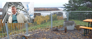 Vandalism vid Kungstornet polisanmäld