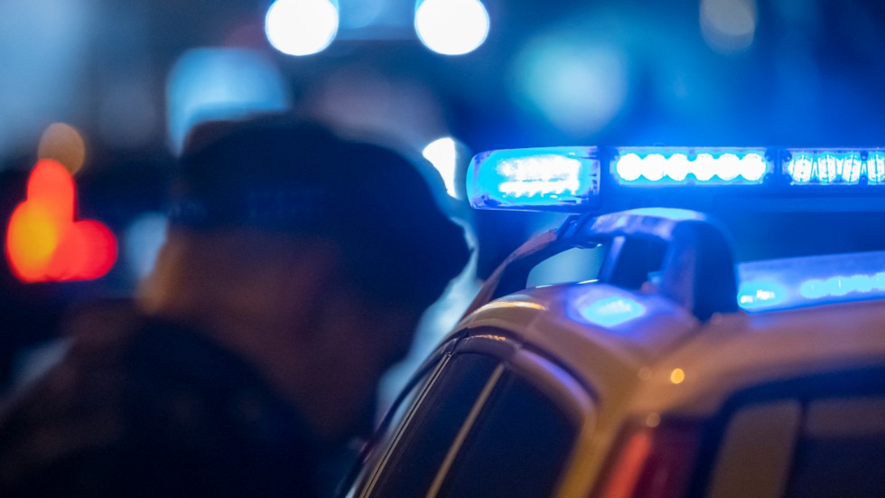 En man stoppades i en poliskontroll efter att han kört av färjan från fastlandet.