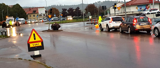 Trafikproblem i Söderköping vid vägarbete