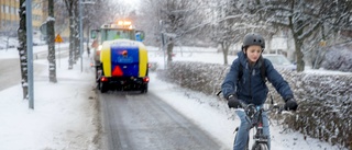 Fortsätt sopsalta gång- och cykelvägarna