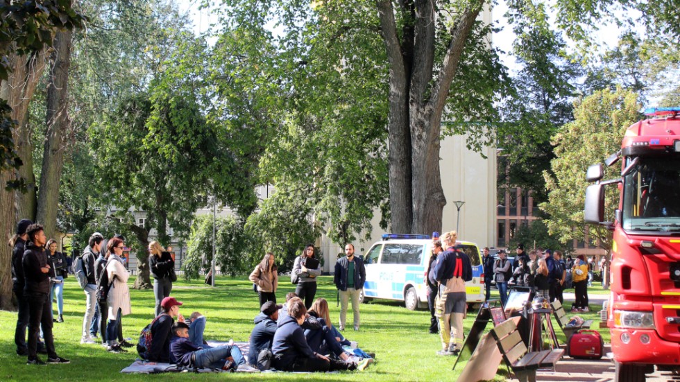 Räddningstjänsten är en av stationerna under Dont´t drink & drive-veckan i Olaiparken.