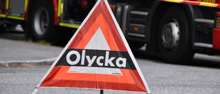 Trafikolycka: Bil voltat efter E4 