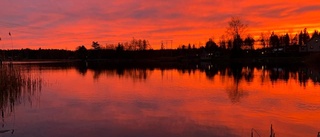 BILDEXTRA: Färgsprakande himmel över länet 