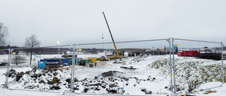 Bygget vid Kalixbron är åter igång