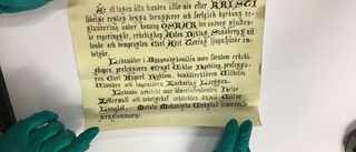 130-årigt brev hittat i Domkyrkans spira