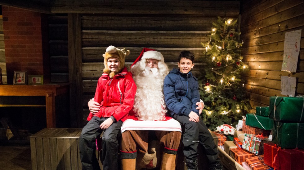 Rovaniemi är ett mekka för tomteälskare. Nu planerar man ett tomteland i miljardklass i området. (Arkivbild)