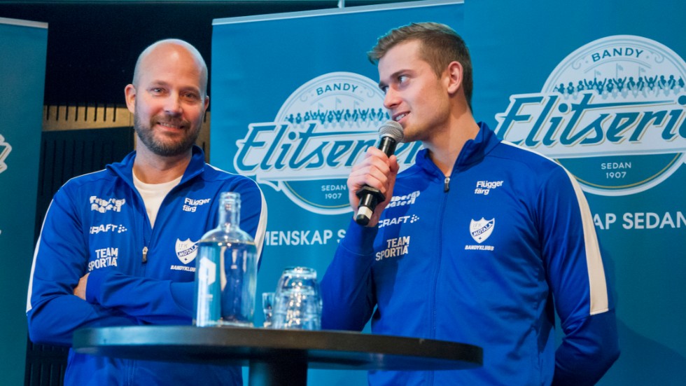 Mattias Sjöholm och Elias Gillgren representerade IFK Motala på upptaktsträffen i Uppsala. 