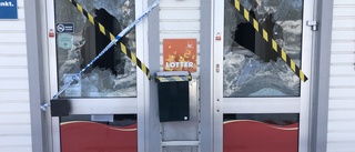 Vandaliserade affären i Totebo