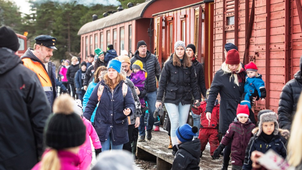 Tomtetåget startade 1982 och har blivit en folkkär tradition under mellandagarna.