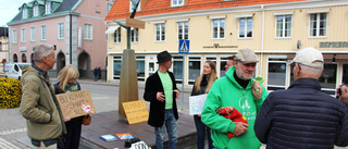 Pensionärer i Västervik i strejk