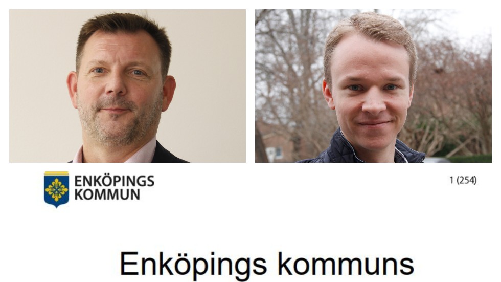 Ingvar Smedlund och Jesper Englundh, finanskommunal- respektive oppositionsråd, är båda såväl glada som oroade över resultatet i den 254 sidor långa årsredovisningen för 2019.